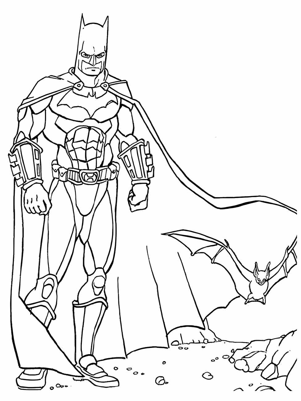 desenho batman para colorir 47