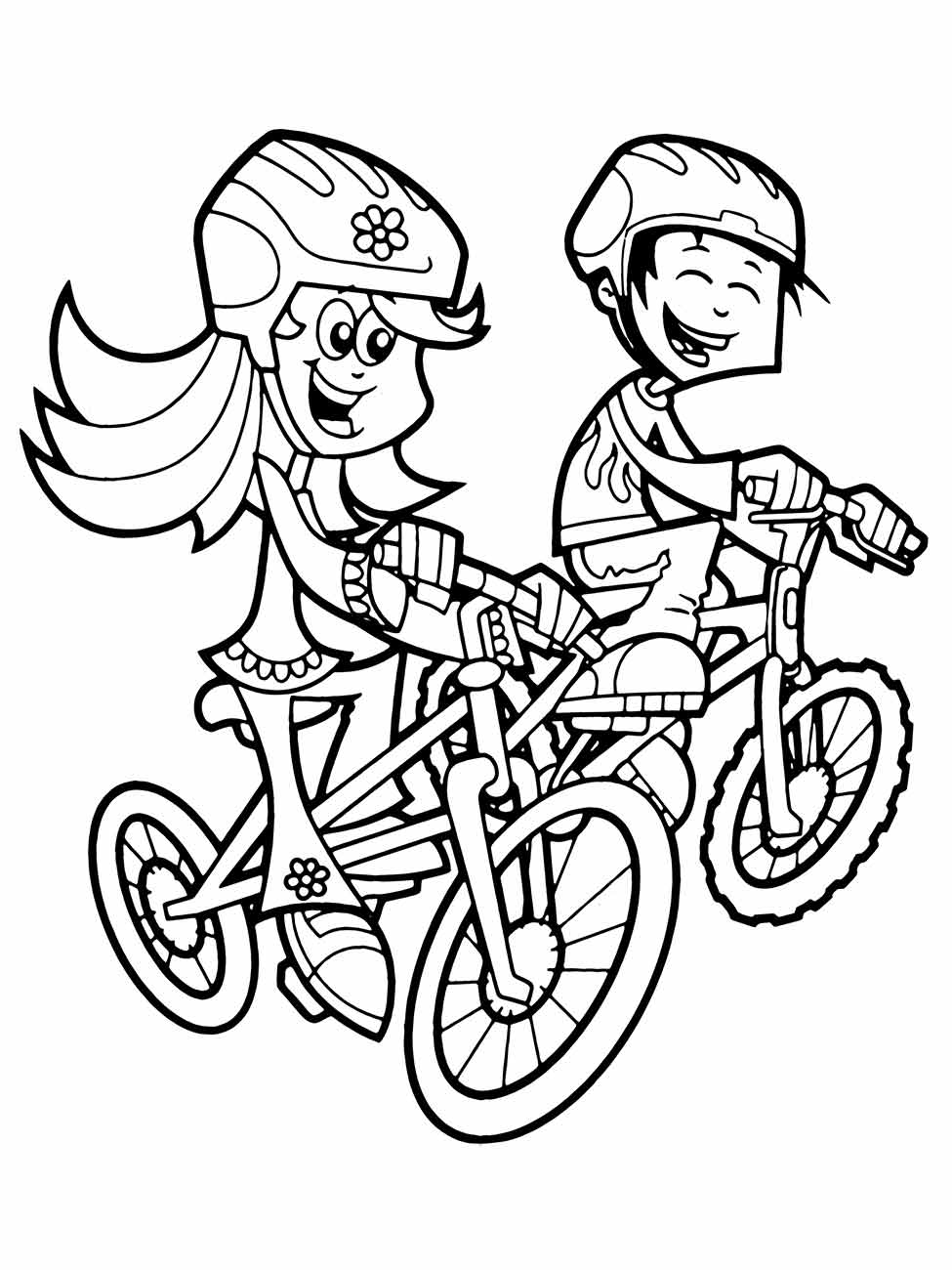 desenho bicicleta para colorir 26
