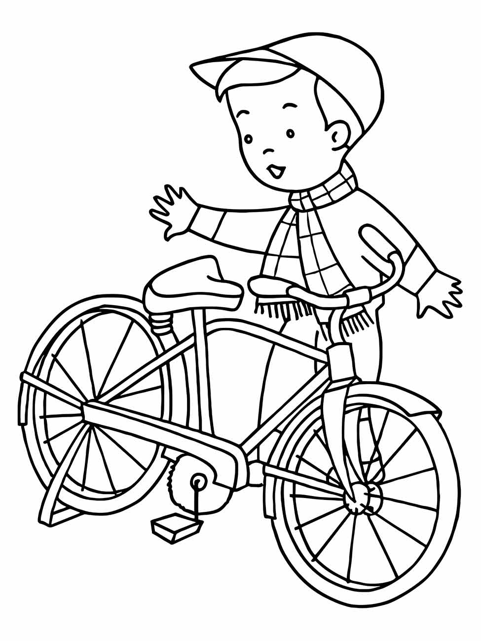 desenho bicicleta para colorir 27