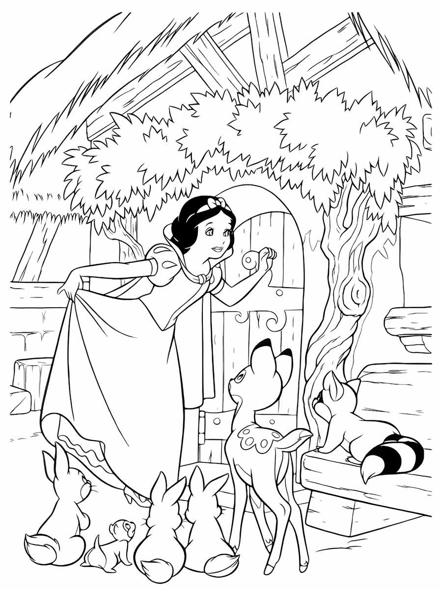 desenho branca de neve para colorir 60