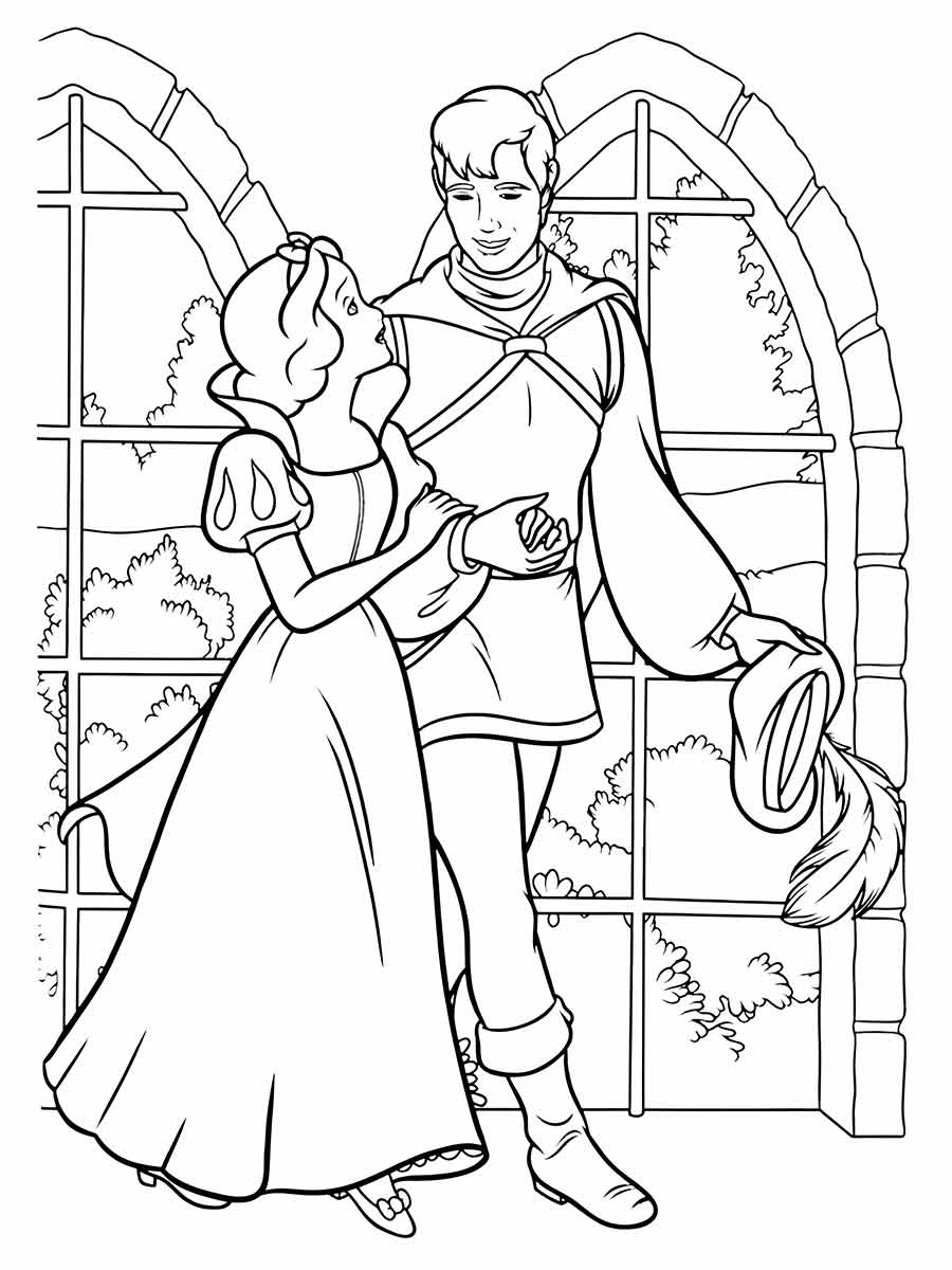 desenho branca de neve para colorir 63