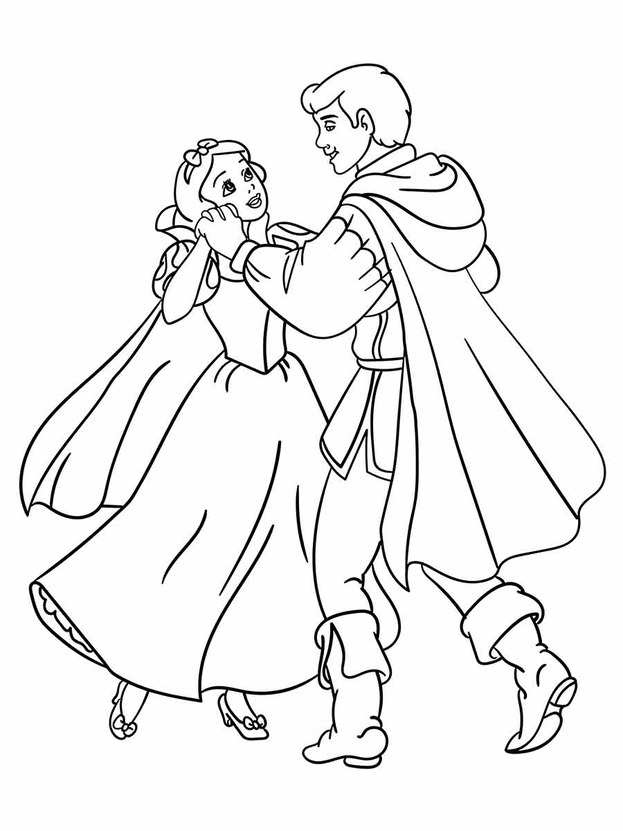 desenho branca de neve para colorir 64