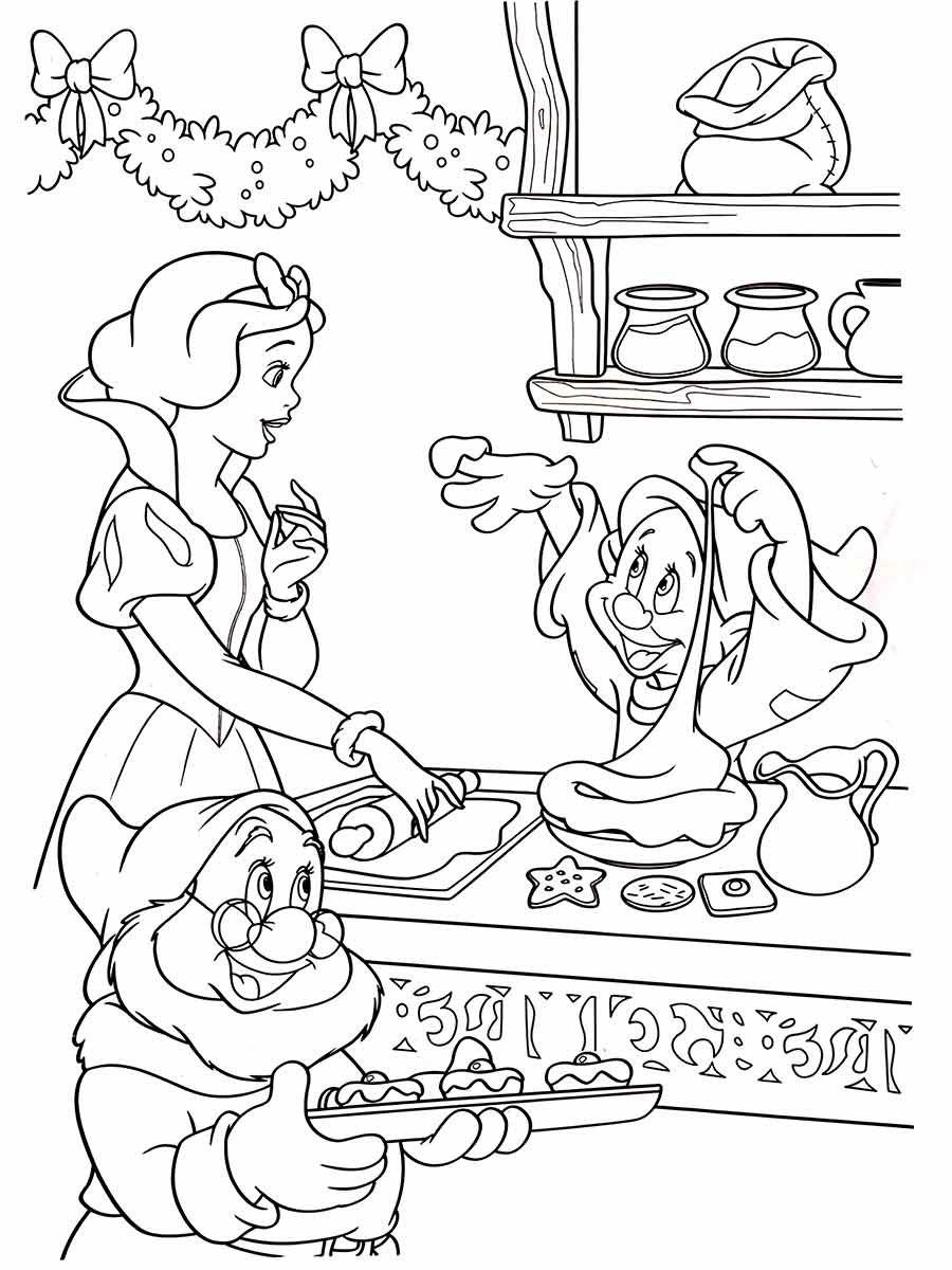 desenho branca de neve para colorir 66