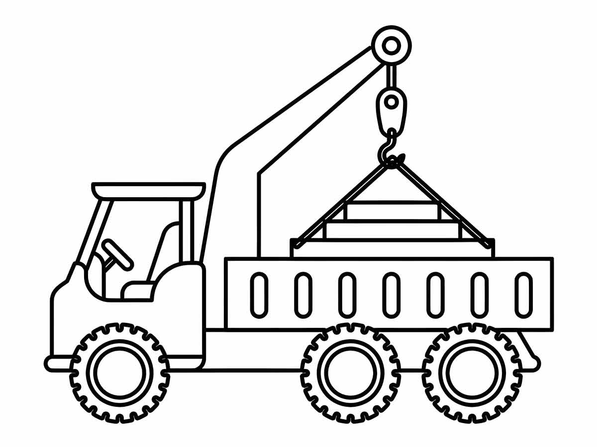 desenho caminhao para colorir 25