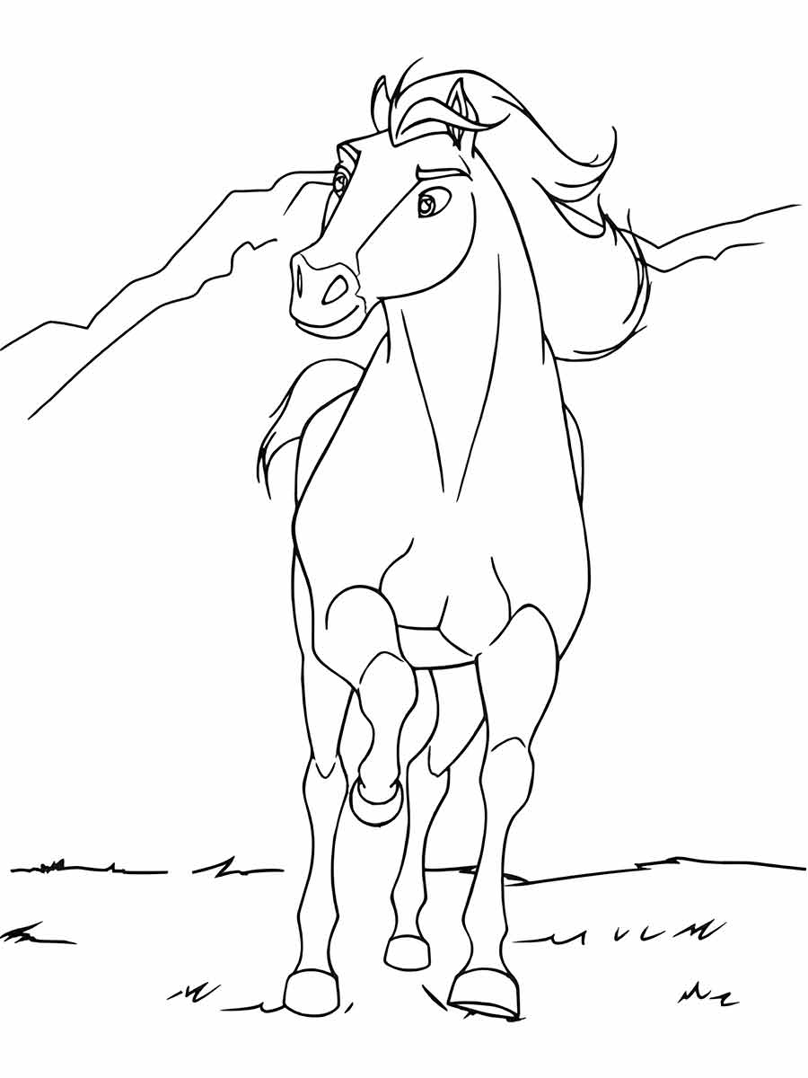 desenho cavalo para colorir 31