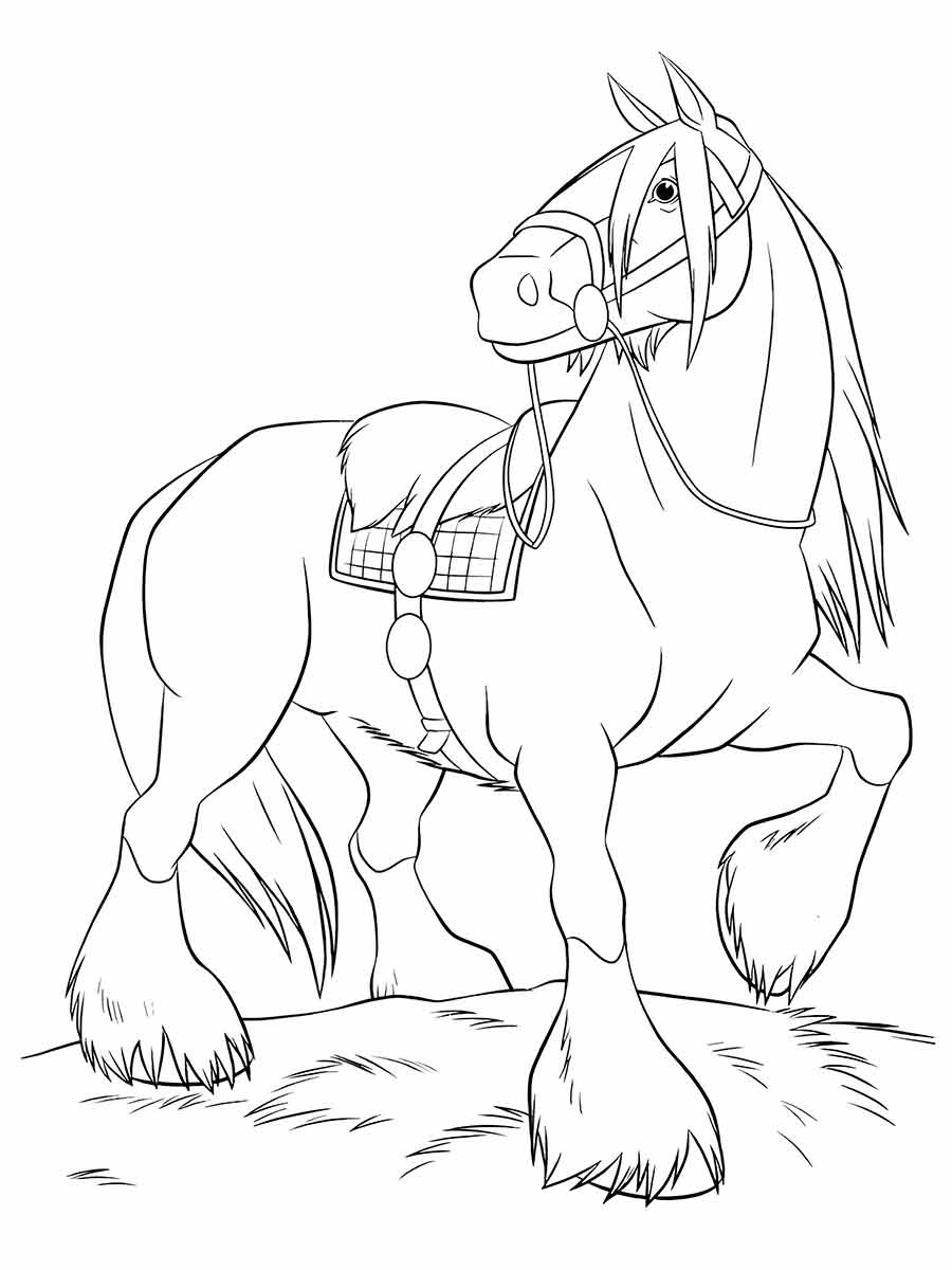 desenho cavalo para colorir 61