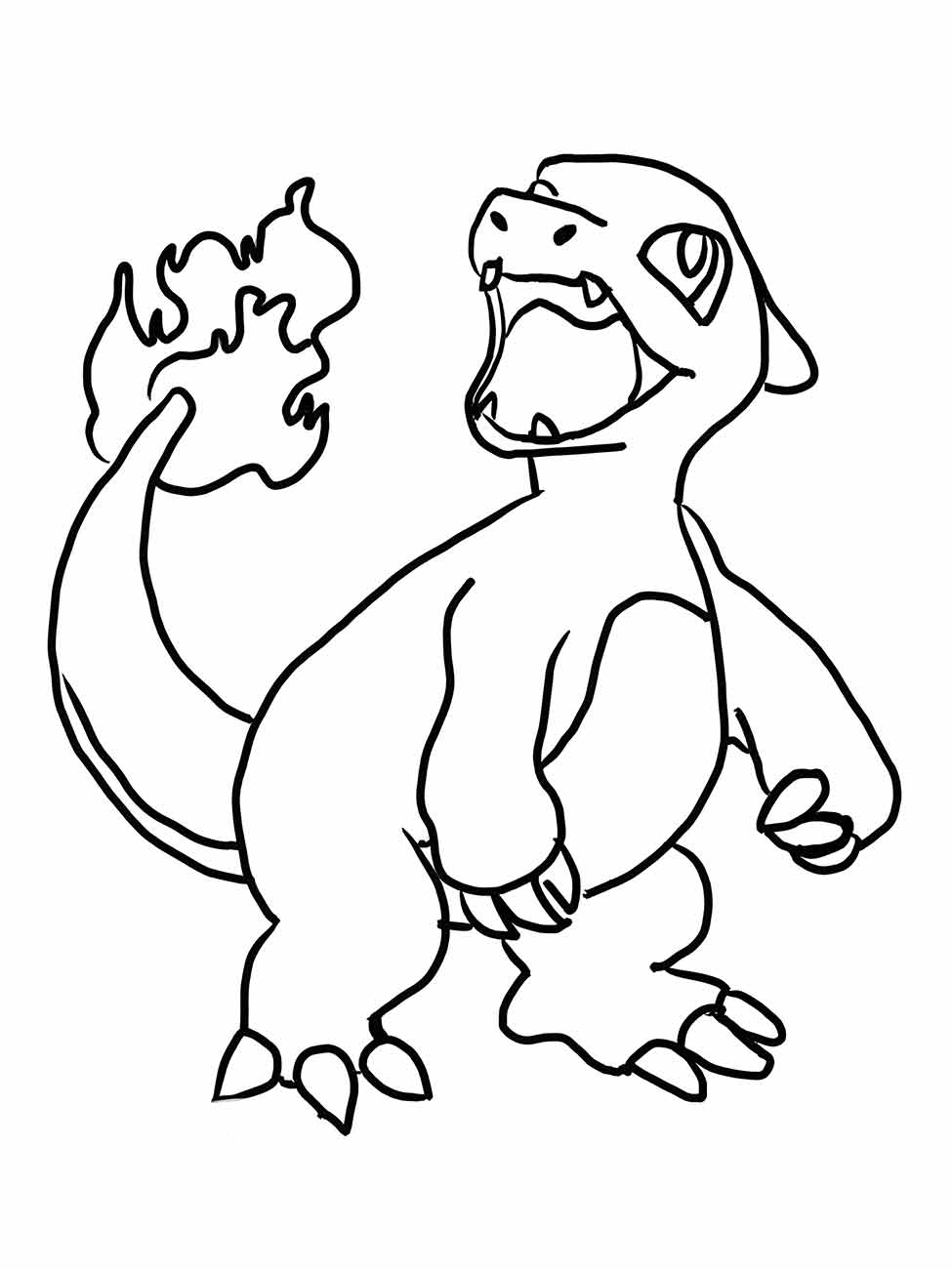 desenho charizard para colorir 16