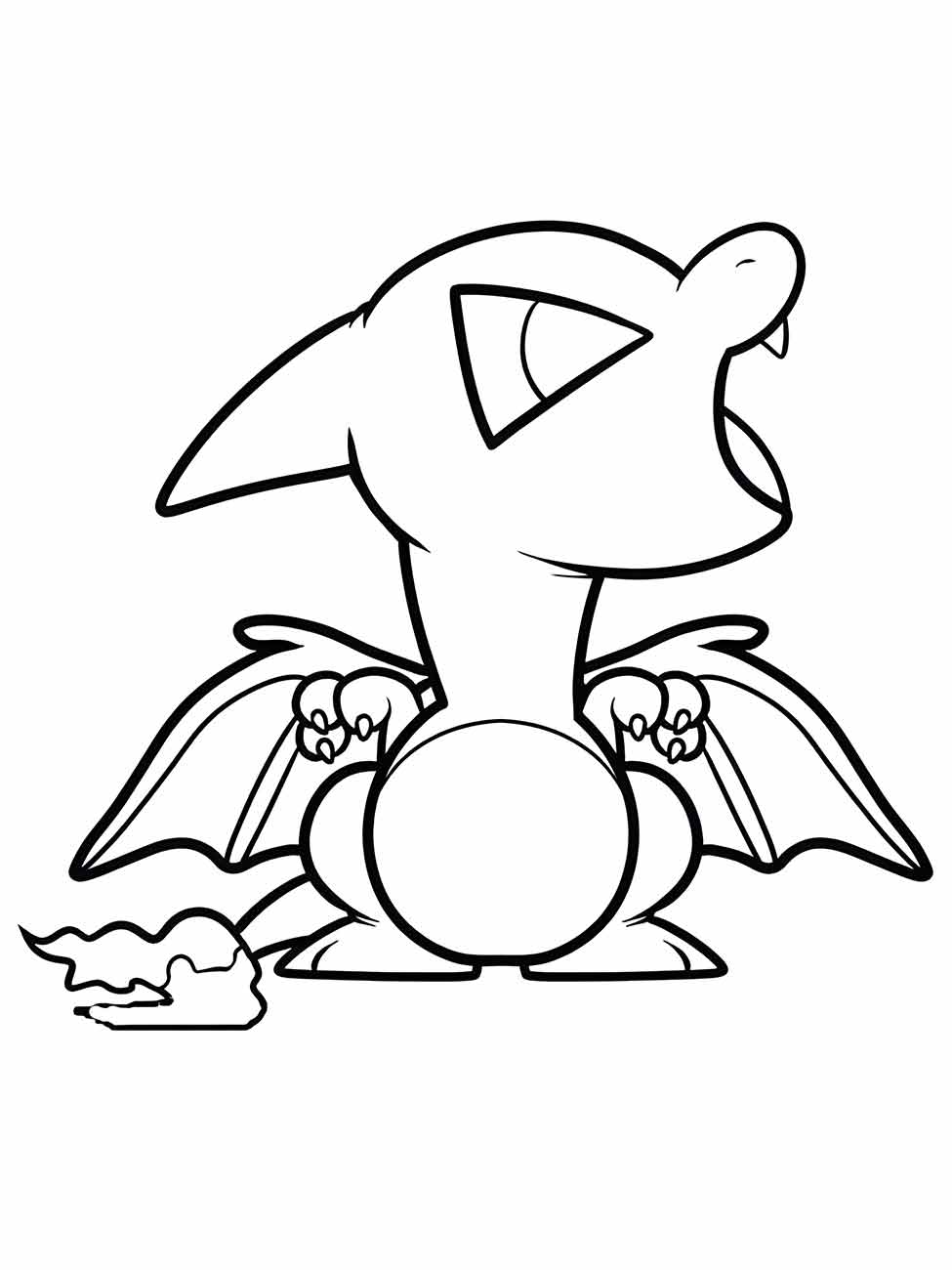 desenho charizard para colorir 18