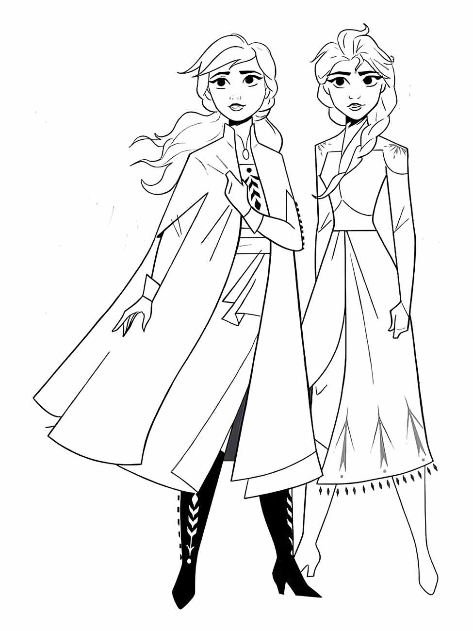 desenho da frozen para colorir 45