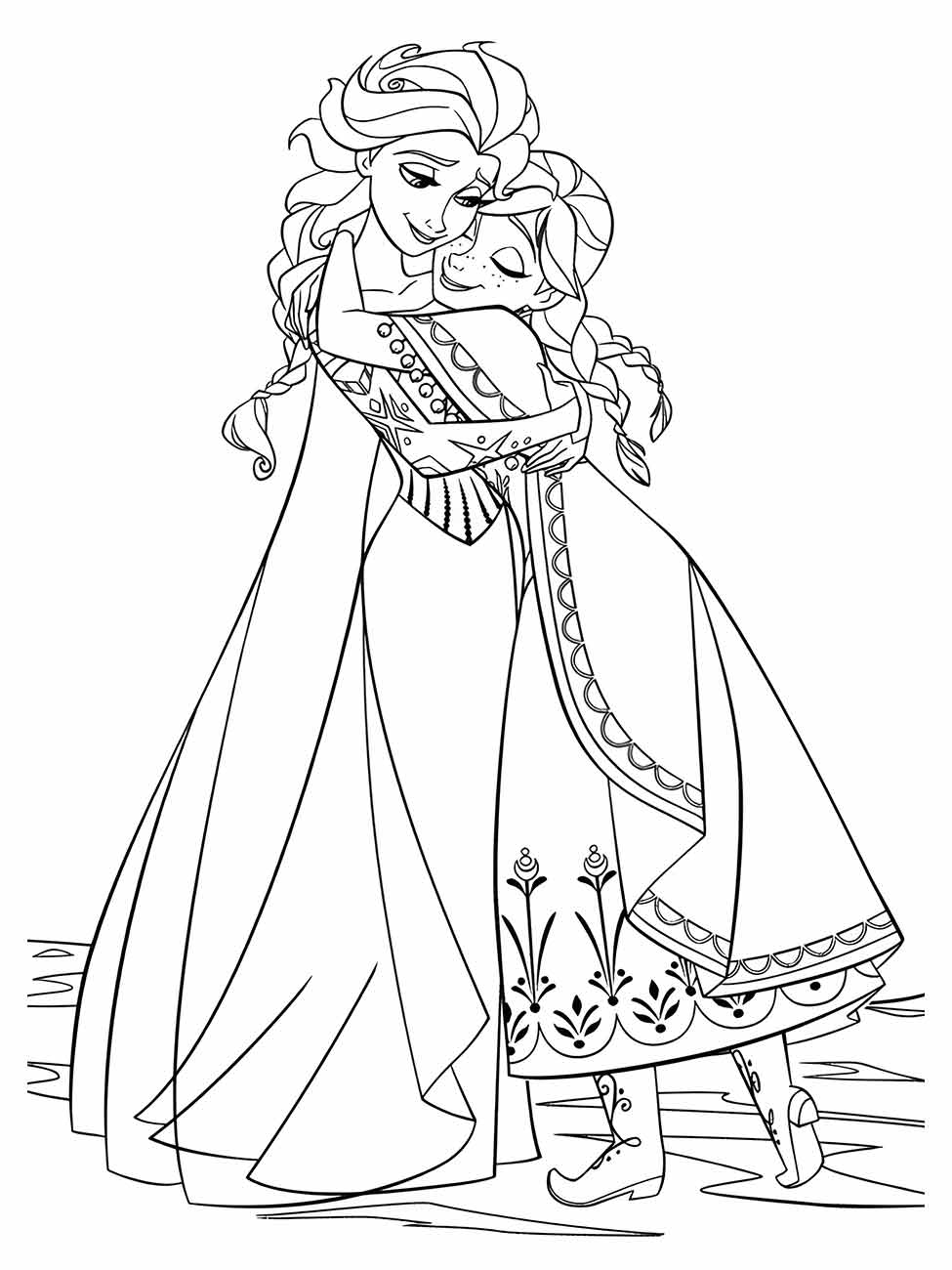 desenho da frozen para colorir 47