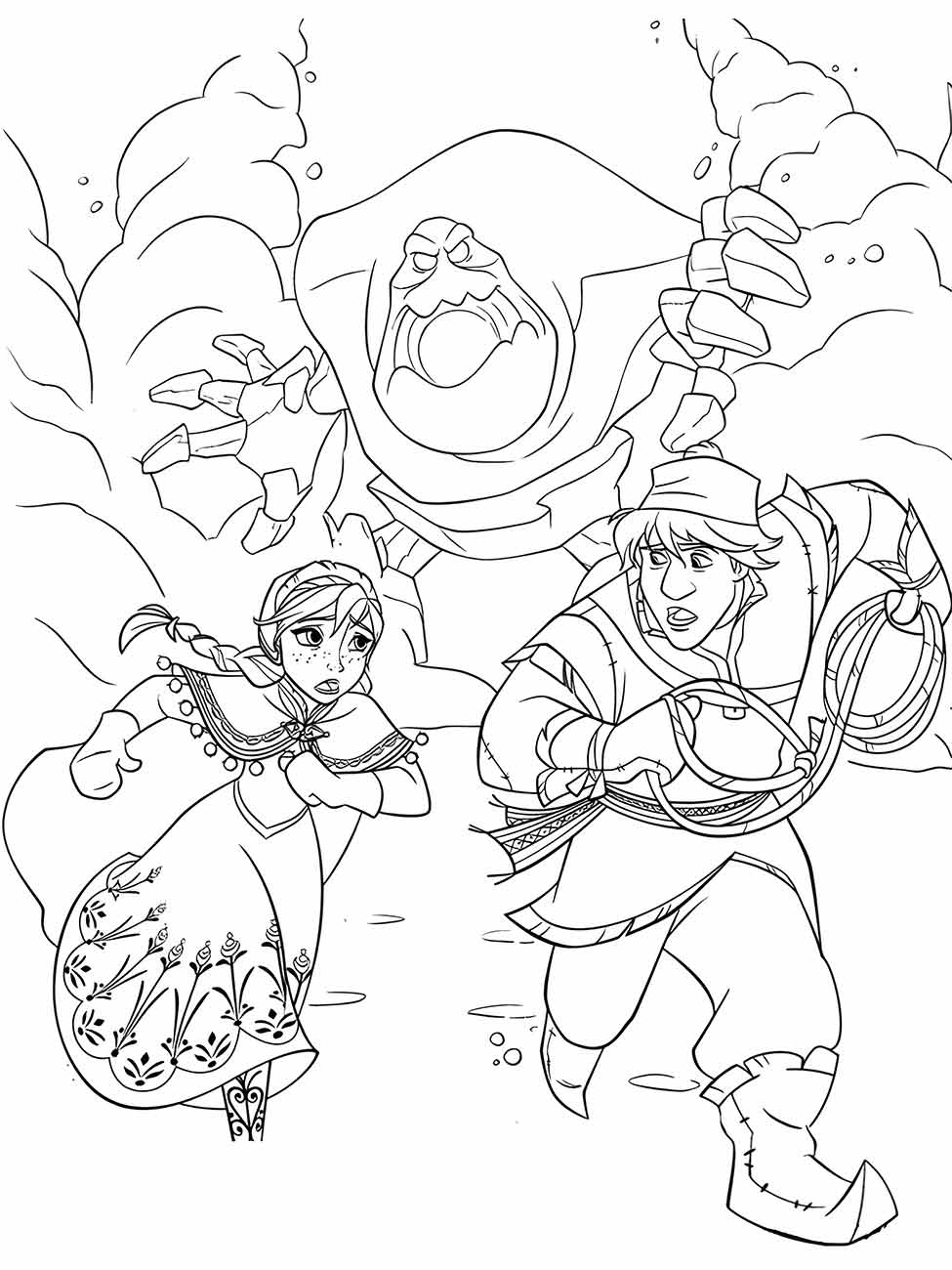 desenho da frozen para colorir 49