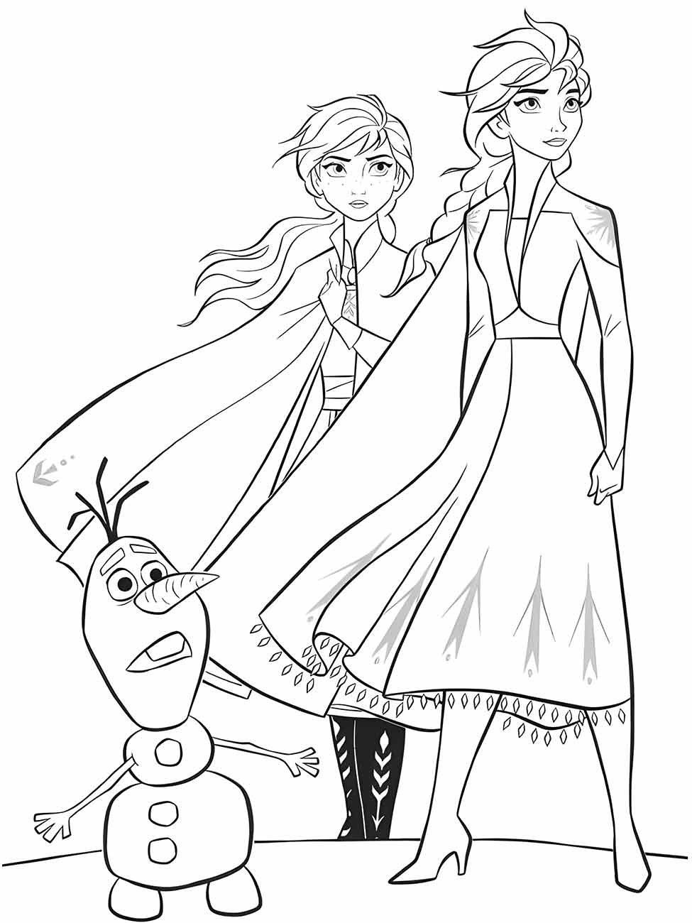 desenho da frozen para colorir 53