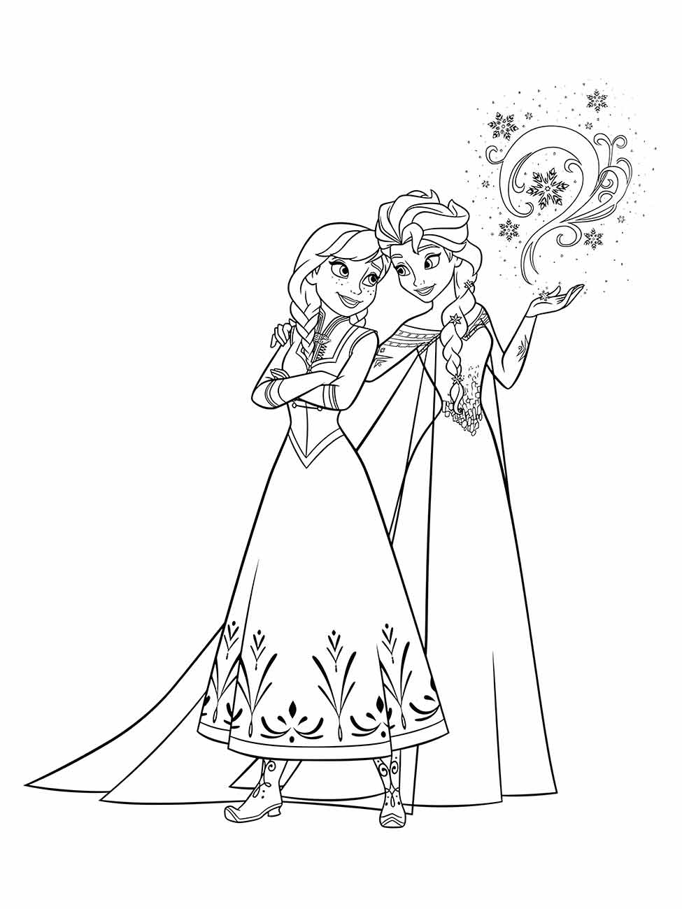 desenho da frozen para colorir 55