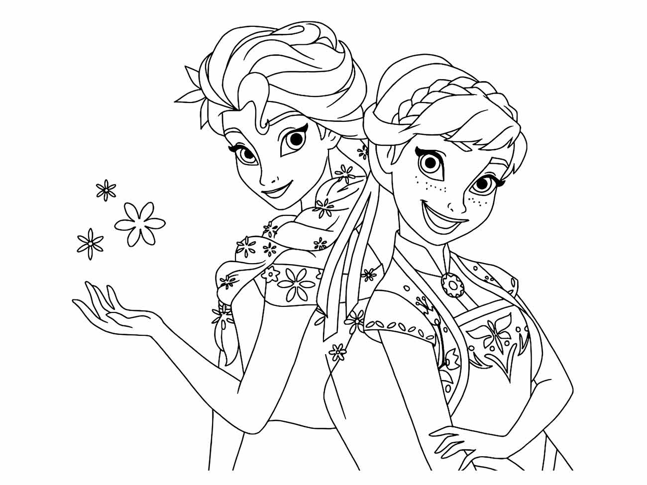 desenho da frozen para colorir 69