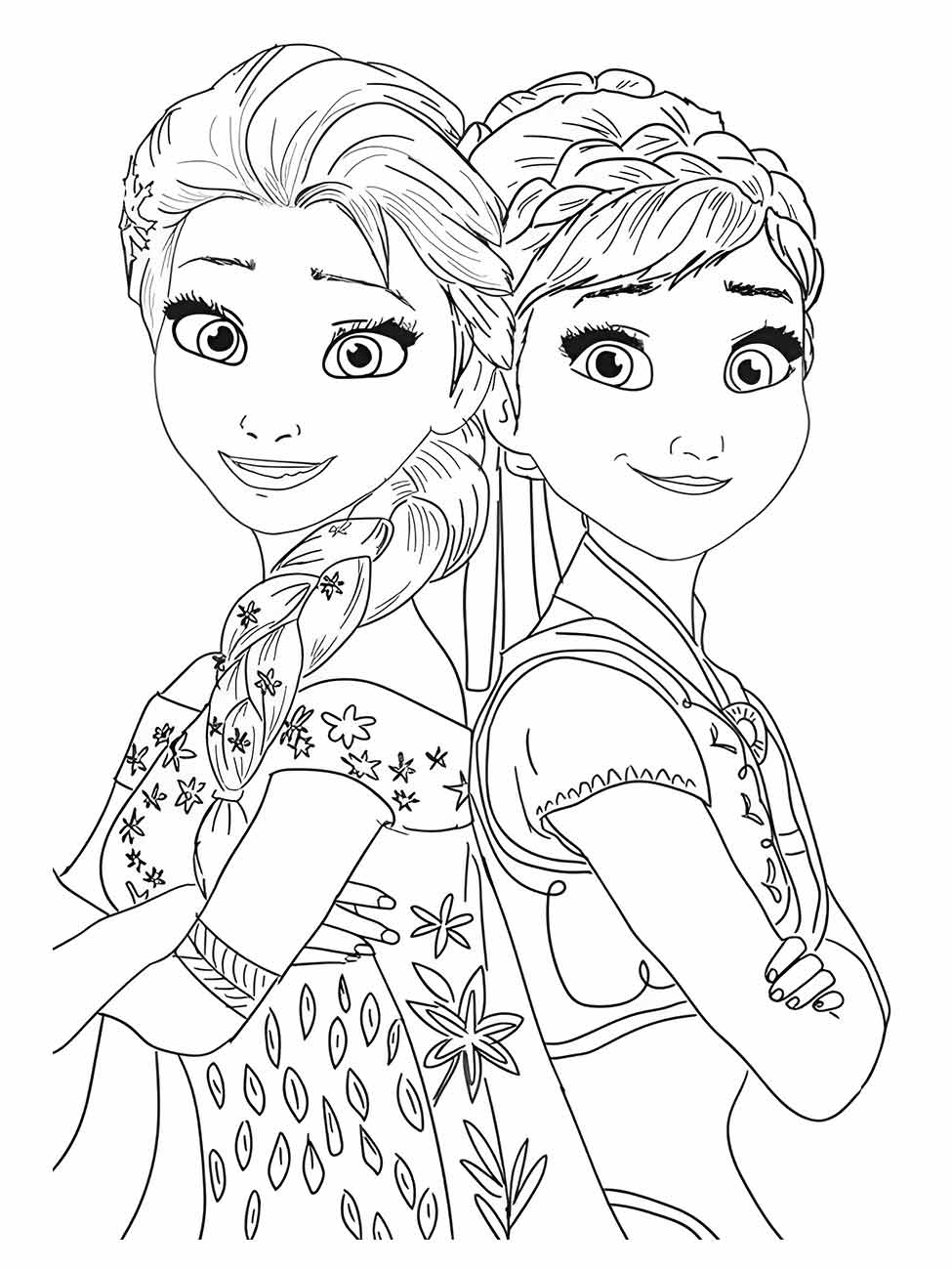 desenho da frozen para colorir 71