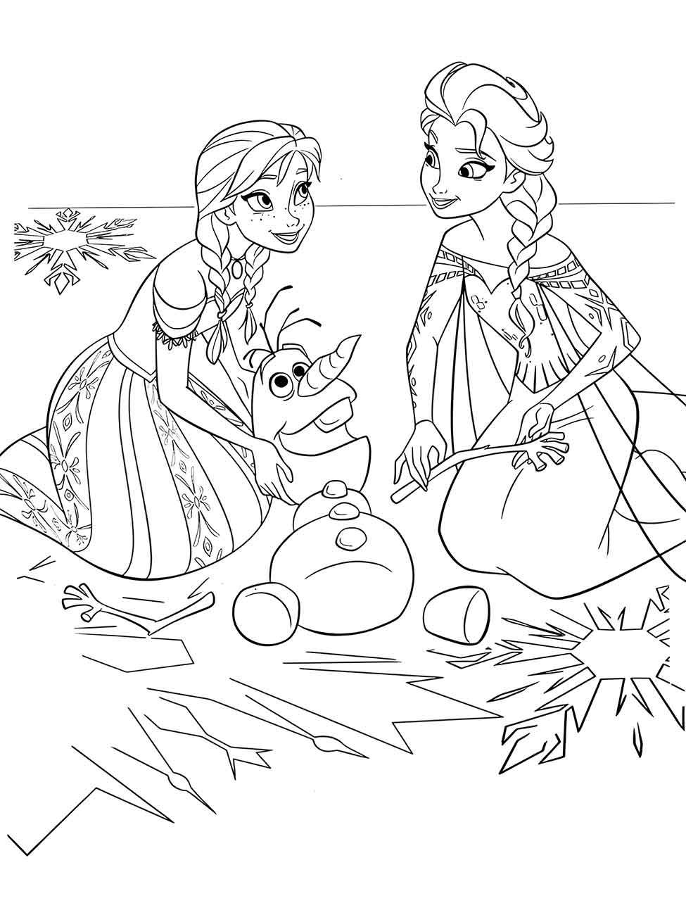 desenho da frozen para colorir 73