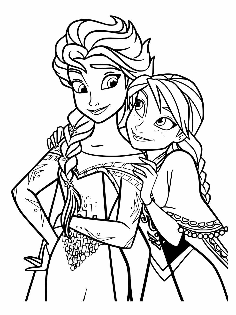 desenho da frozen para colorir 76