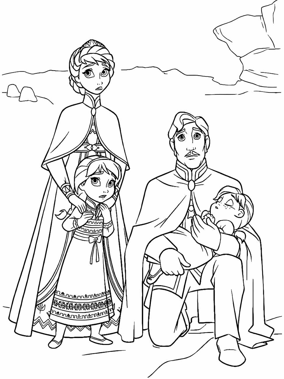 desenho da frozen para colorir 77