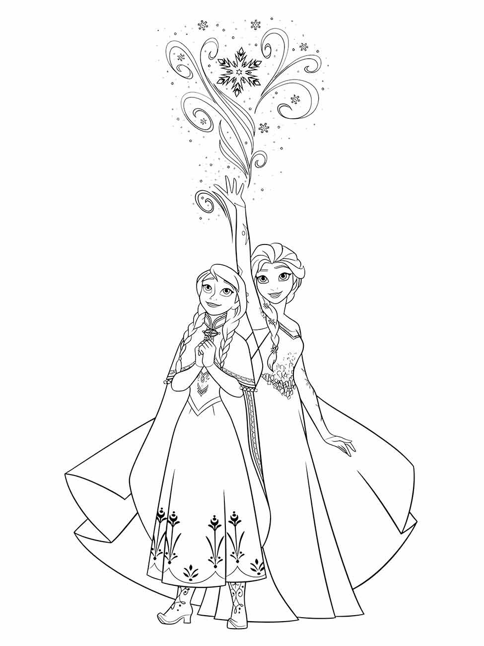 desenho da frozen para colorir 78