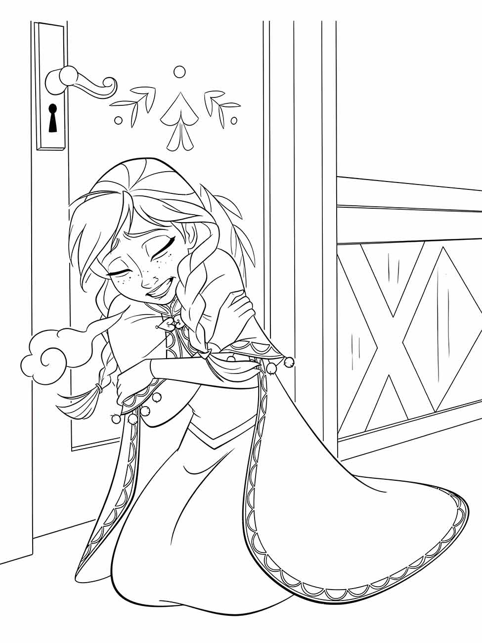 desenho da frozen para colorir 84