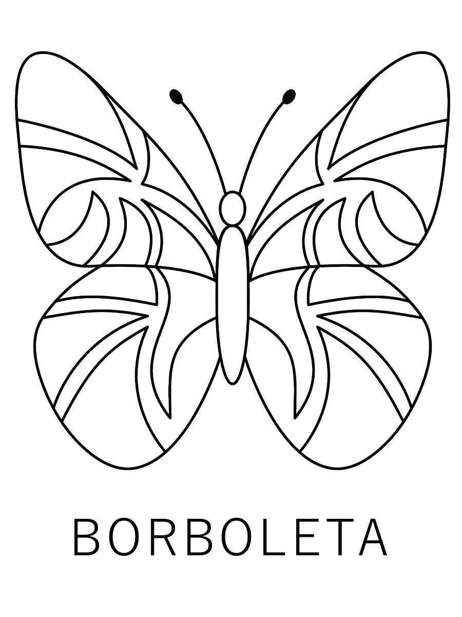 desenho de borboletas para colorir 80