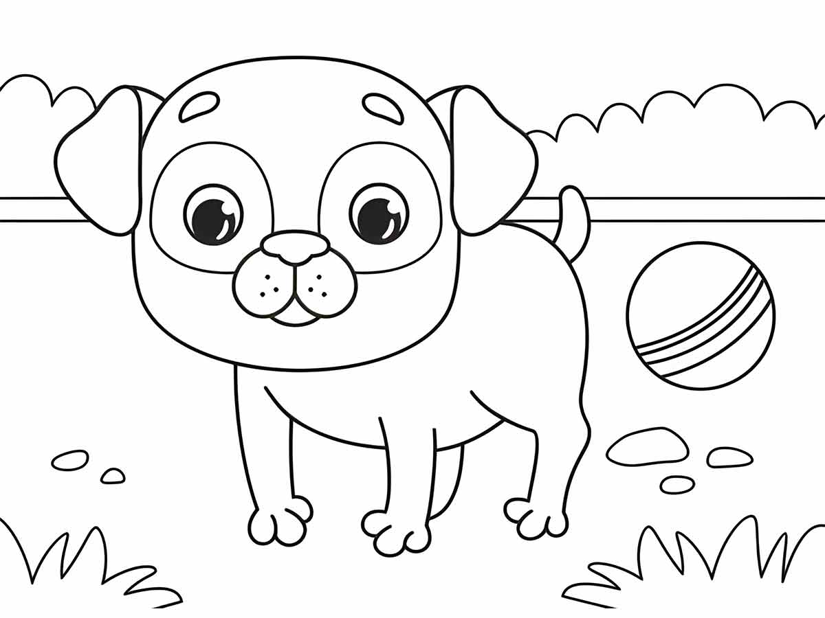 desenho de cachorro para colorir 32