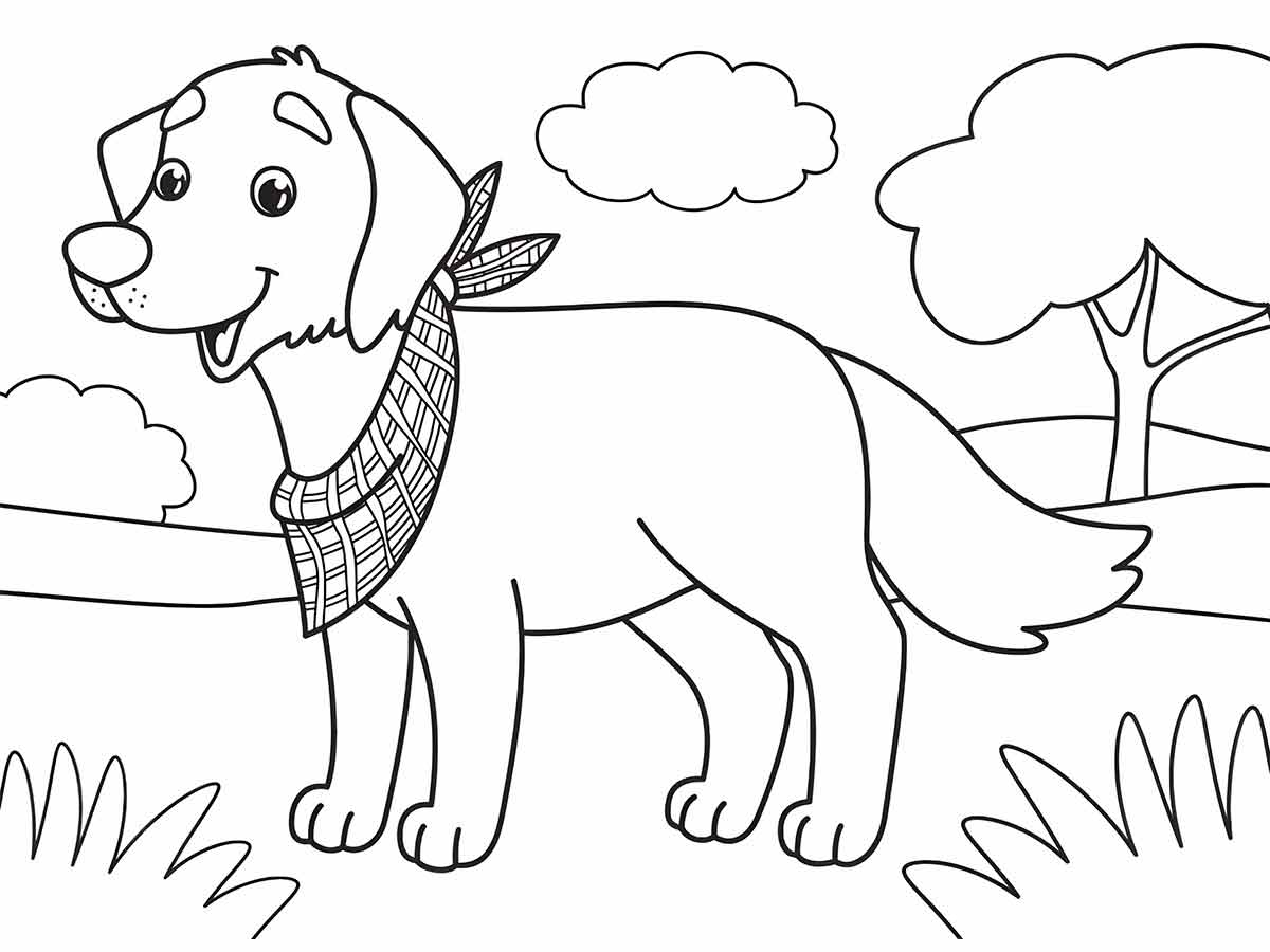 desenho de cachorro para colorir 33