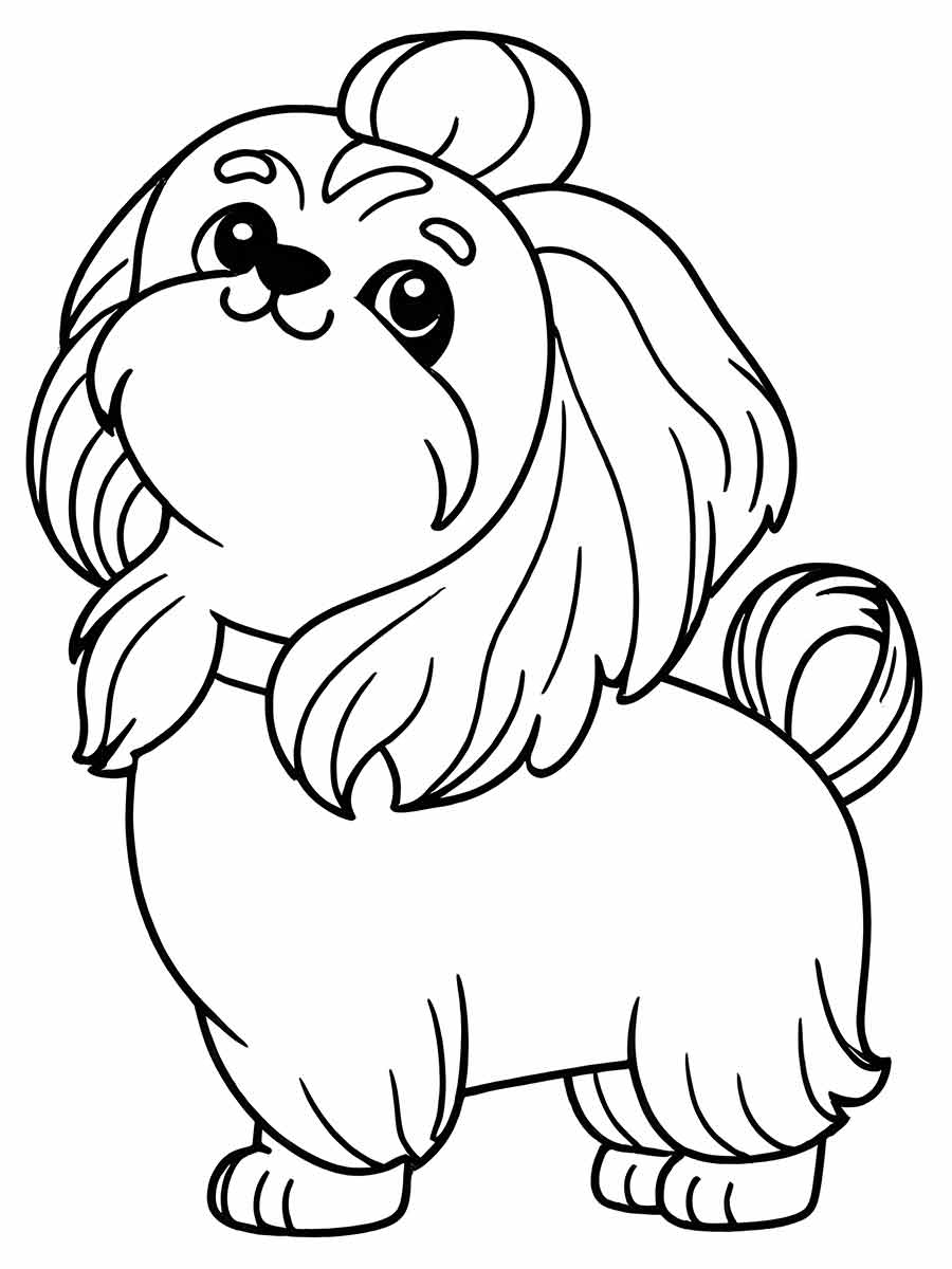 desenho de cachorro para colorir 34