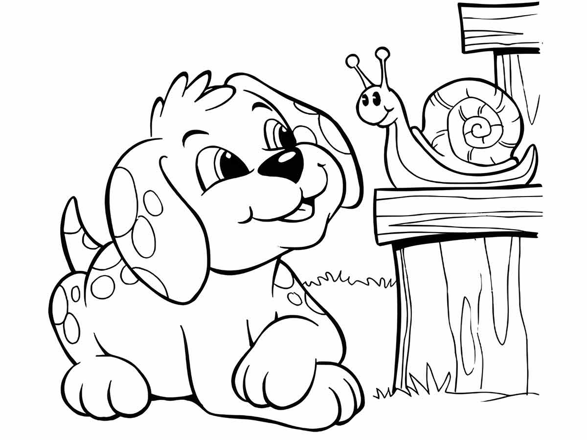 desenho de cachorro para colorir 37