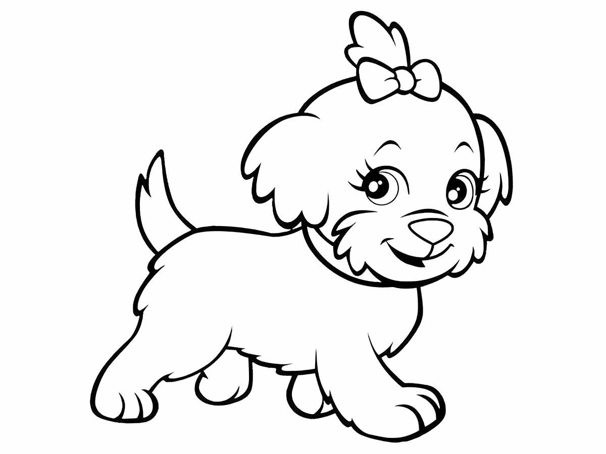 desenho de cachorro para colorir 42