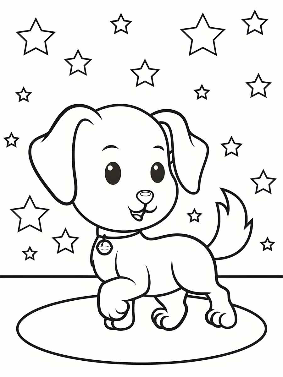 desenho de cachorro para colorir 52