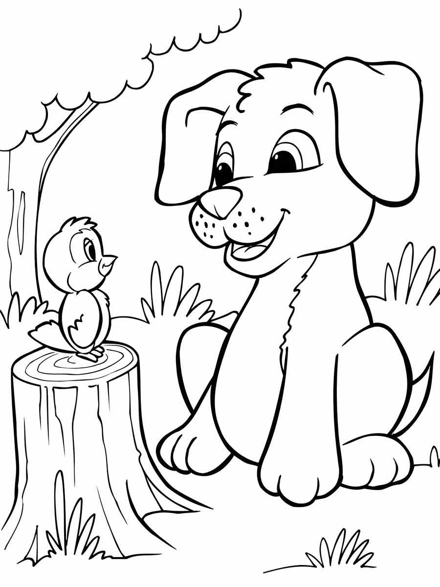 desenho de cachorro para colorir 53