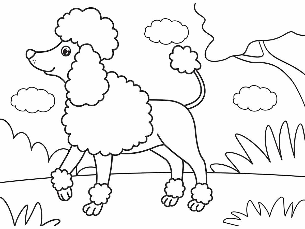 desenho de cachorro para colorir 54