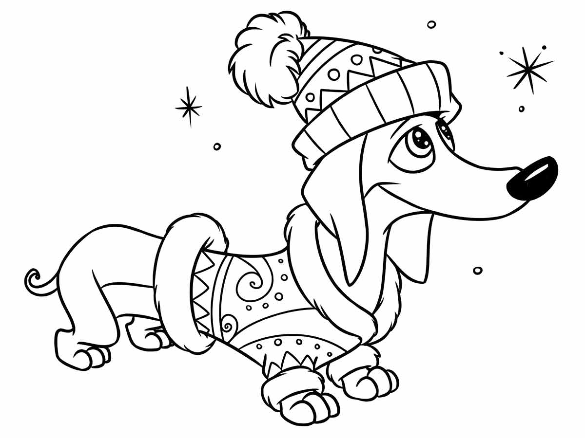 desenho de cachorro para colorir 55