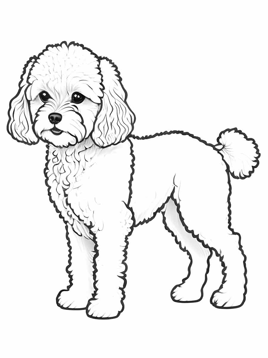 desenho de cachorro para colorir