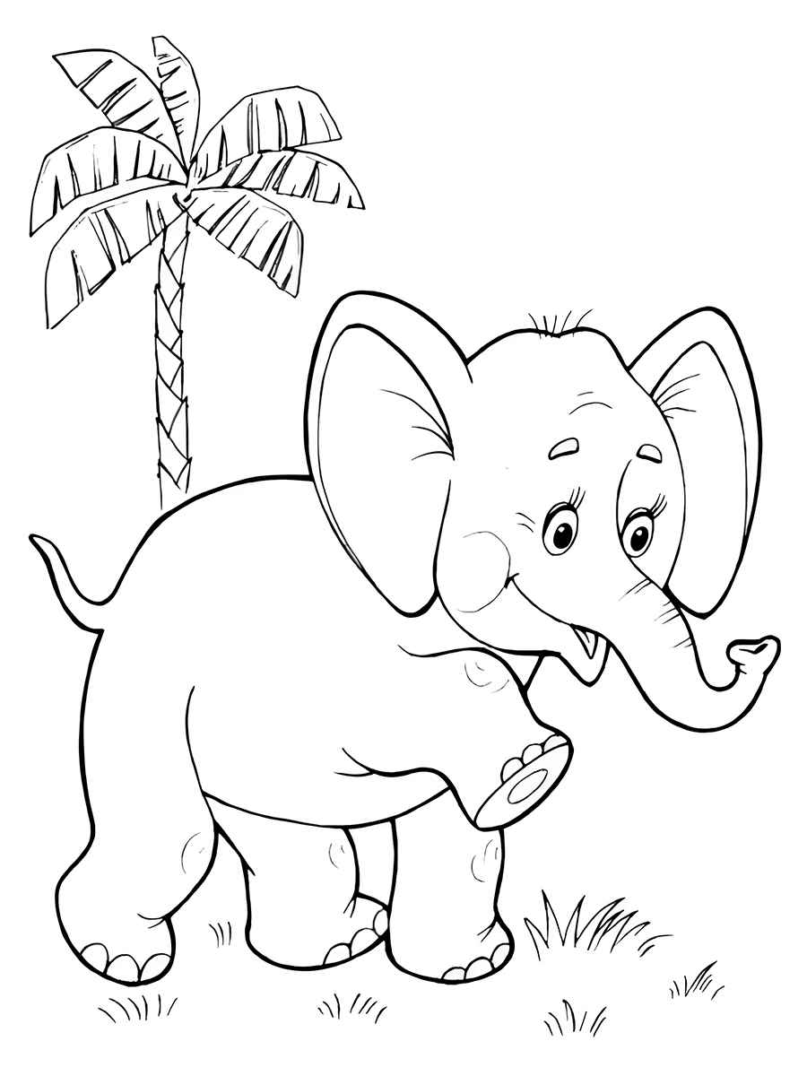 desenho de elefante para colorir 65