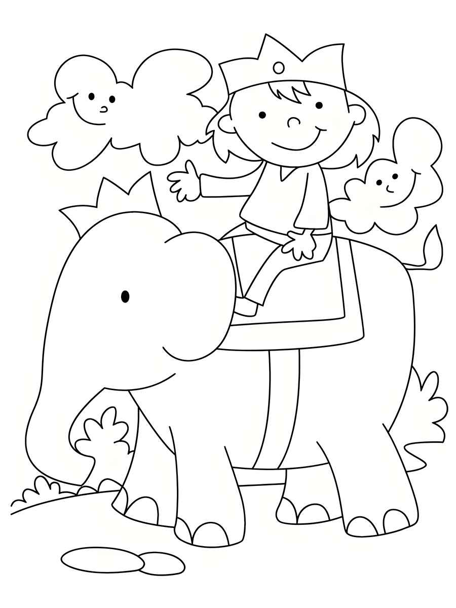 desenho de elefante para colorir 92