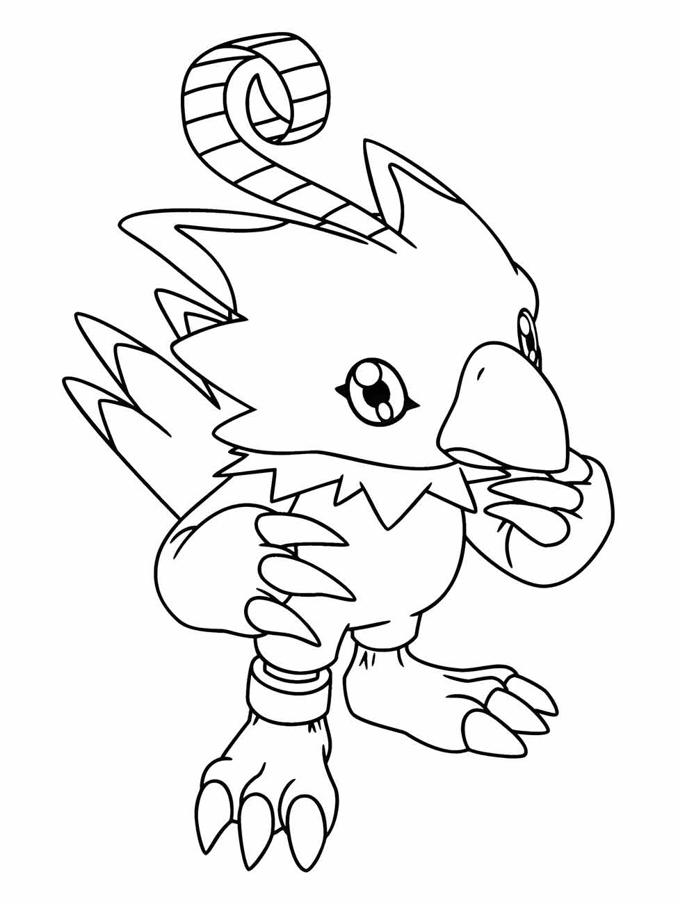 desenho digimon para colorir 46