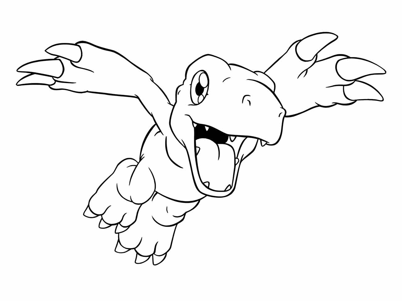 desenho digimon para colorir 58