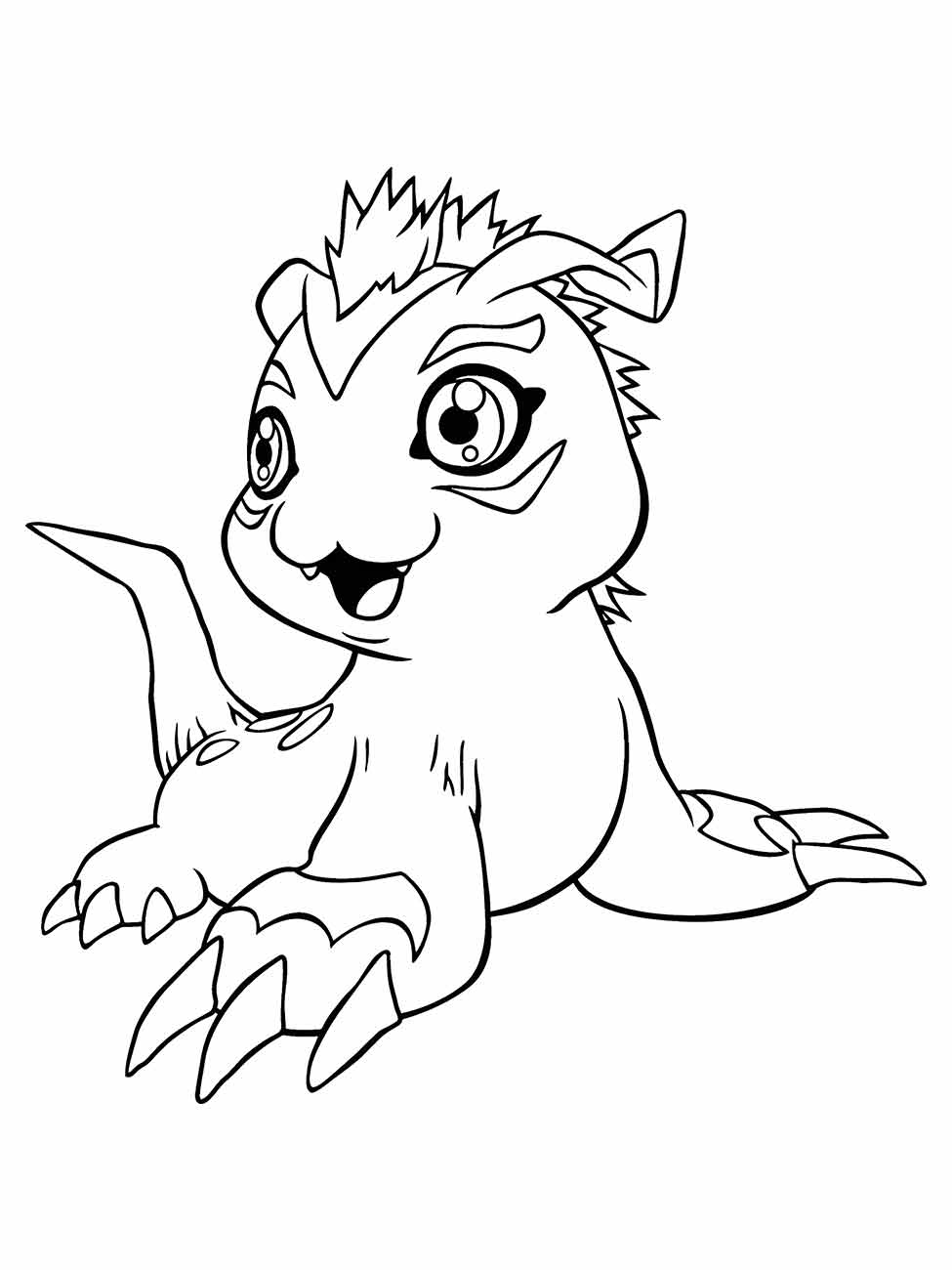 desenho digimon para colorir 60