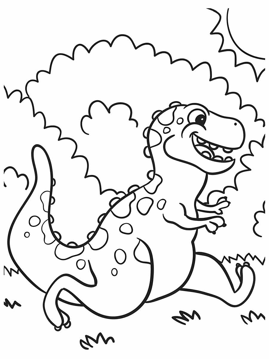 desenho dinossauro para colorir 22