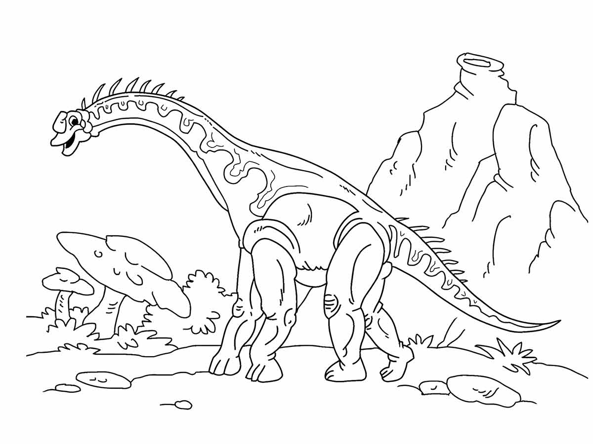 desenho dinossauro para colorir 25