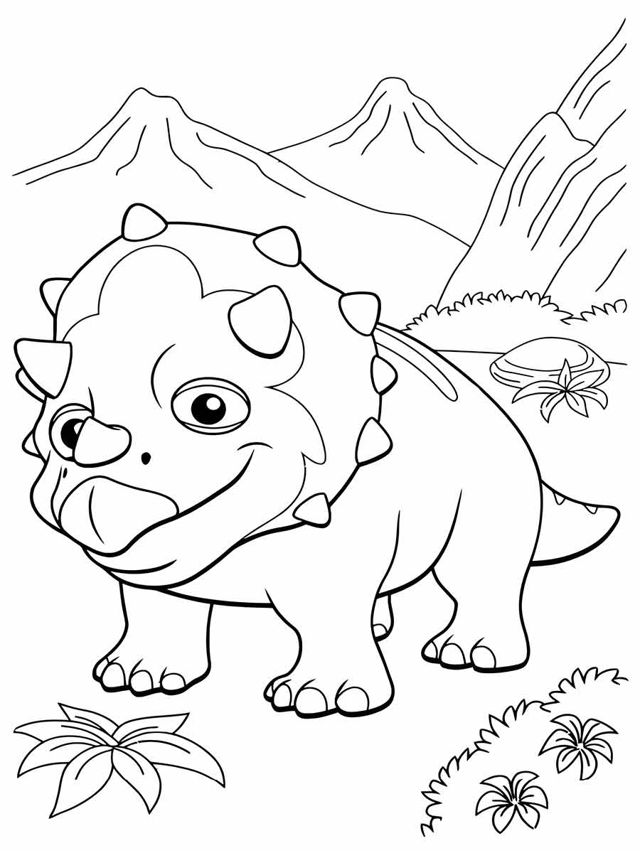 desenho dinossauro para colorir 27