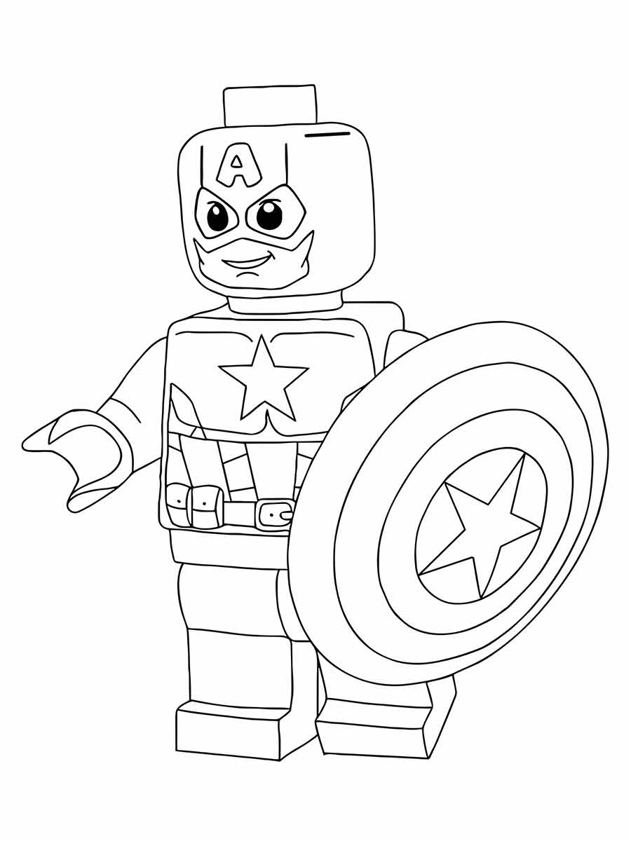 desenho do capitao america para colorir 55