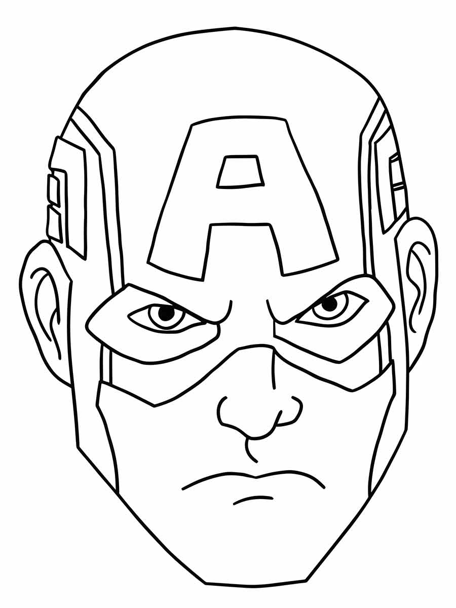 desenho do capitao america para colorir 62