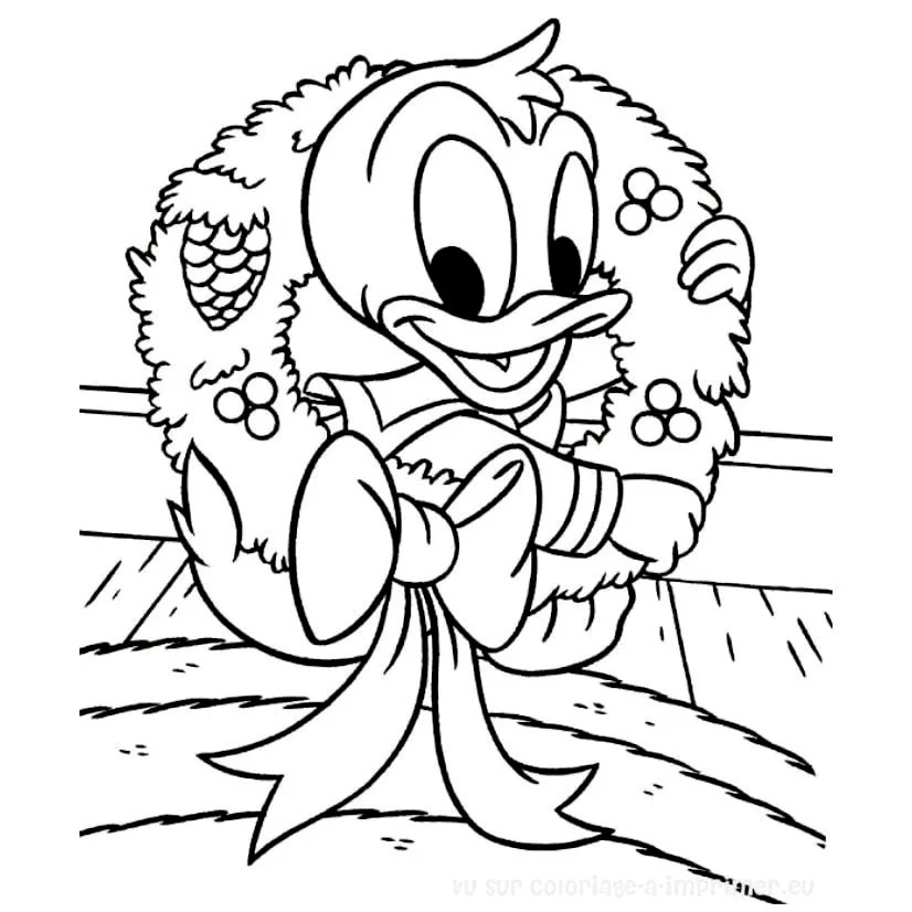 desenho do pato donald para colorir 14