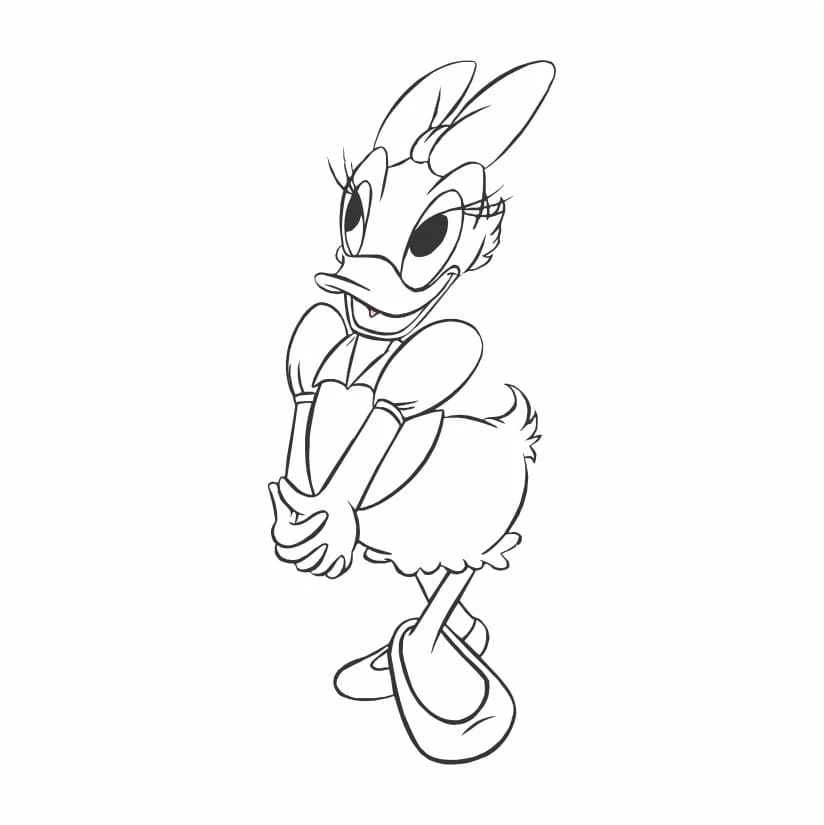 desenho do pato donald para colorir 18