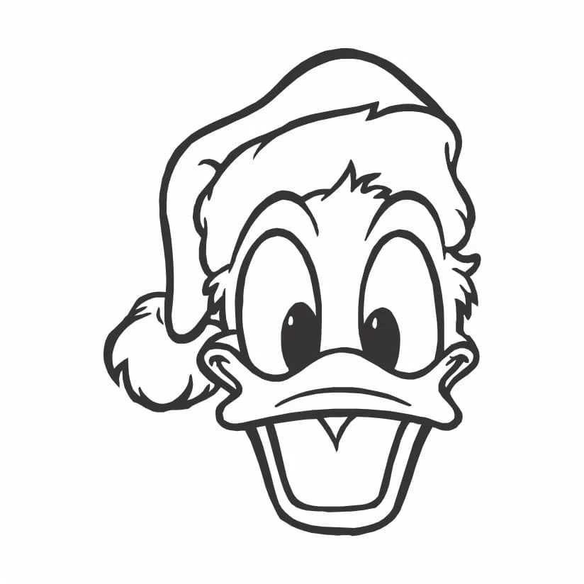 desenho do pato donald para colorir 19