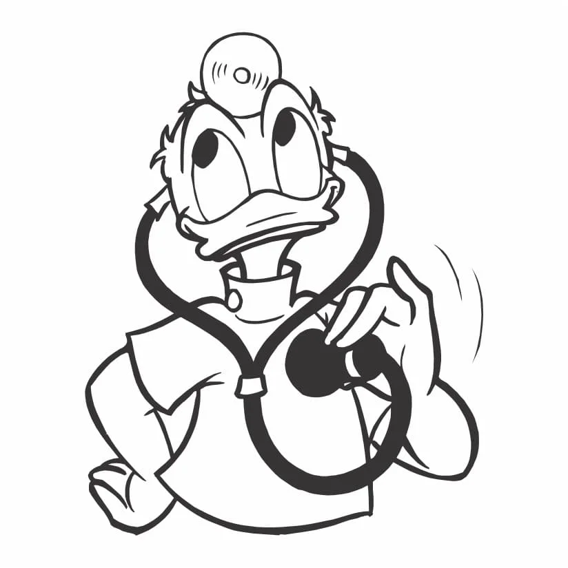 desenho do pato donald para colorir 22