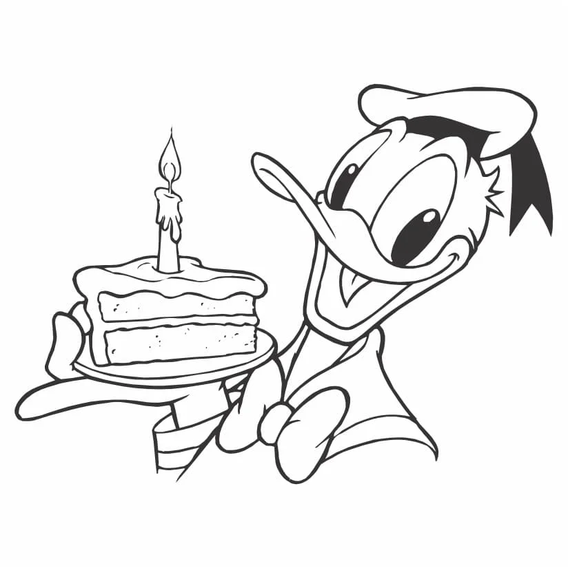 desenho do pato donald para colorir 56